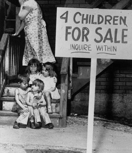 داستان مادری که در سال ۱۹۴۸ میلادی بچه هایش را فروخت