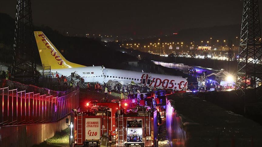 جزئیات خروج هواپیمای ازمیر-استانبول از باند در فرودگاه صبیحه گوکچن