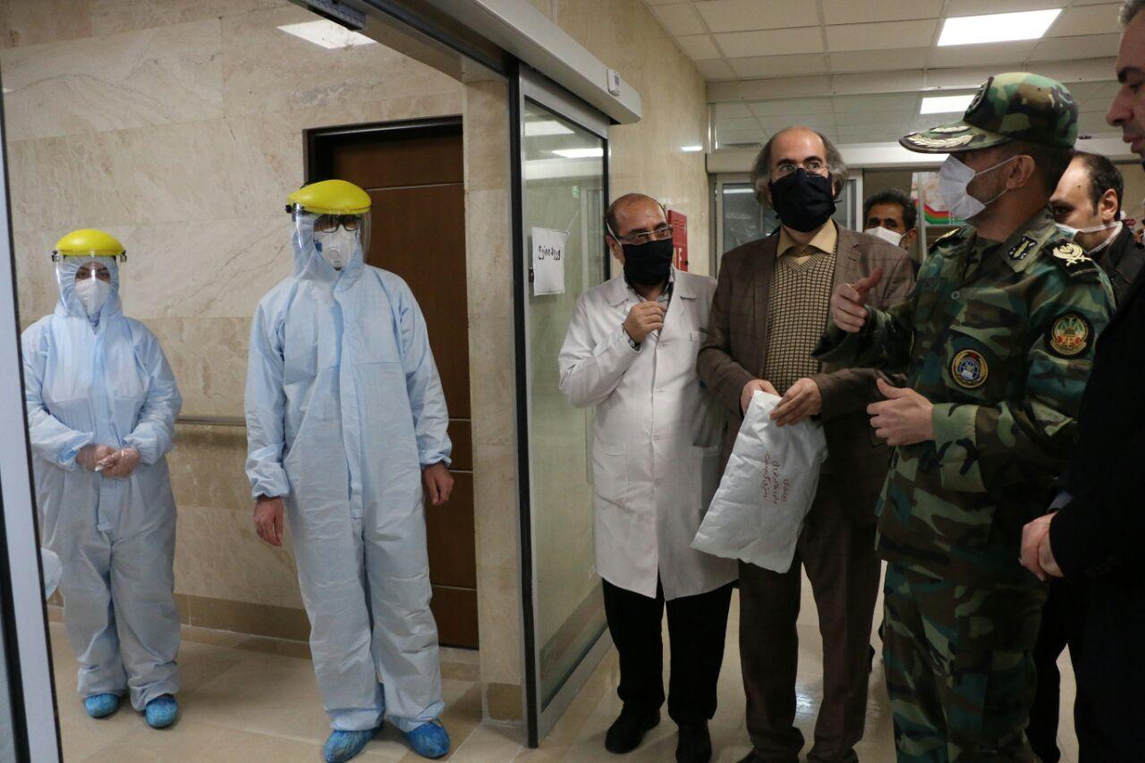 آمادگی بیمارستان ارتش برای مقابله با ویروس کرونا/ مردم در خانه بمانند
