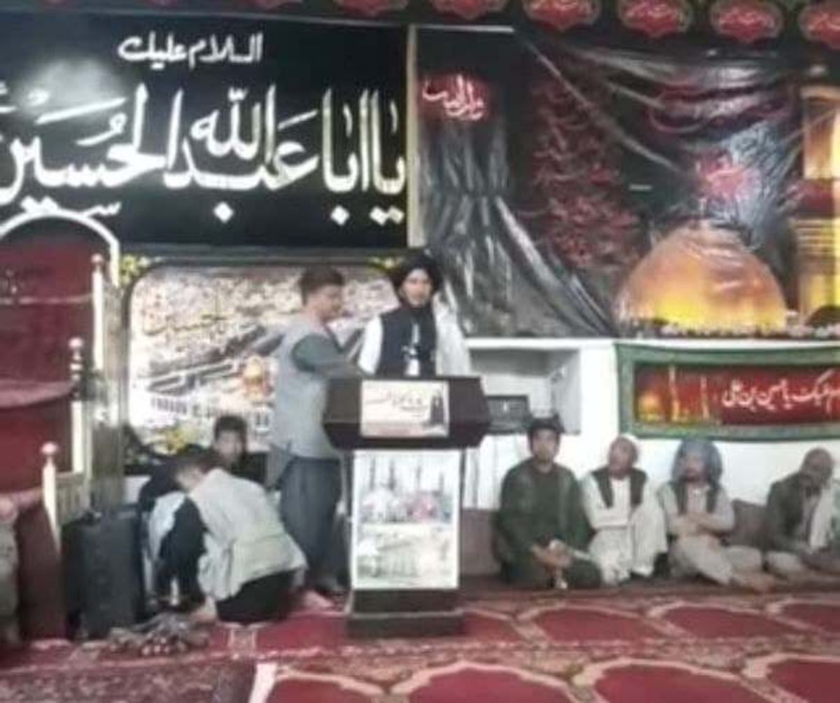 یکی از اعضای طالبان در مراسم عزاداری محرم: ما یک مسلمان هستیم