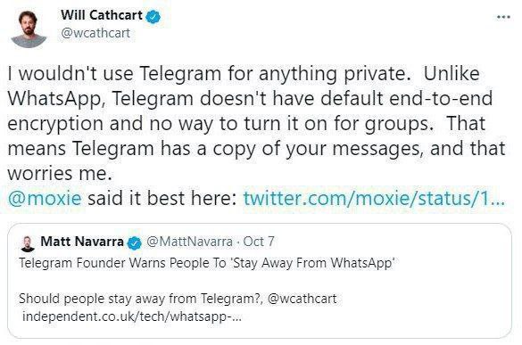 ضد حمله واتس آپ به حمله تلگرام!
