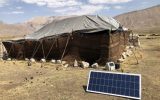 روشن شدن چادر عشایر آذربایجان‌شرقی با برق خورشیدی