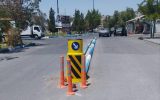 نصب و نوسازی تجهیزات ترافیکی در جنوب غرب تبریز