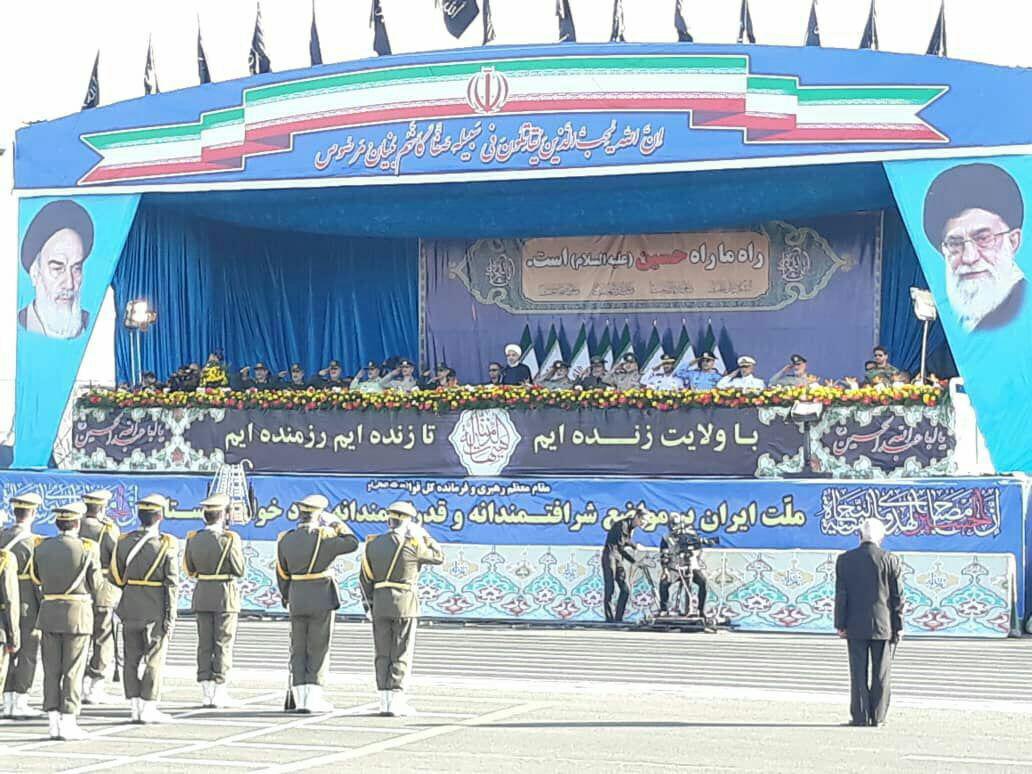 رژه بزرگ نیروهای مسلح در تهران آغاز شد