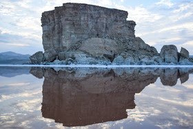 کاهش تراز آب دریاچه ارومیه در فصل گرما طبیعی است