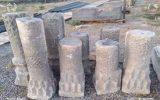 کشف هشت قطعه سنگ تاریخی حجاری شده در تبریز