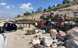 احداث دیوار حائل سنگی در تفرجگاه جنگلی عباس میرزا با اعتباری بالغ بر ۱۰۹ میلیارد ریال