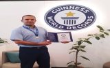 تجلیل از رکورددار گینس در تبریز تجلیل از رکورددار گینس در تبریز