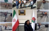 تداوم خدمات راهداری عجب شیر در شرایط جنگی