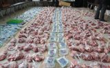 توزیع ۲ تن گوشت قربانی بین نیازمندان مراغه