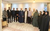 دیدار شهردار تبریز با خانواده شهید والامقام «میثم صادقی» و جانباز سرافراز «اسفندیار قوچی»